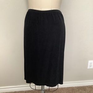 Chicos Travelers skirt black mini